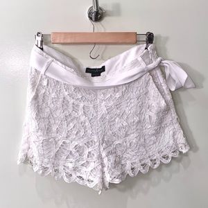 Marciano White Lace Shorts